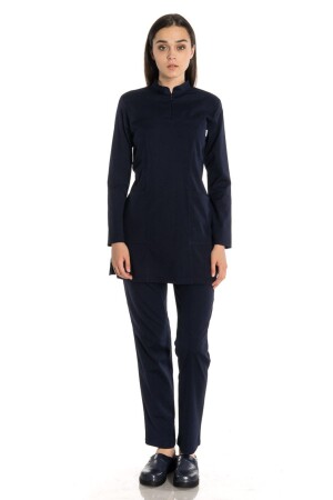 Lycra Marineblaue Tunika Hijab Krankenschwesteruniform - Tipmod