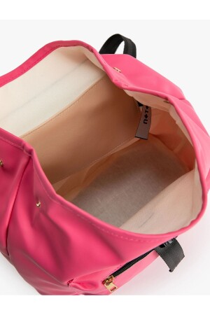 Mädchenrucksack mit Hülle, Gürtelschnalle und Reißverschlussdetail - Koton