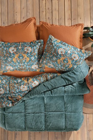 Madie Double Triola Schlafset – Smaragdgrün - Yataş