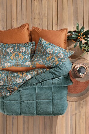 Madie Tek Kişilik Triola Uyku Seti - Zümrüt Yeşili - Yataş