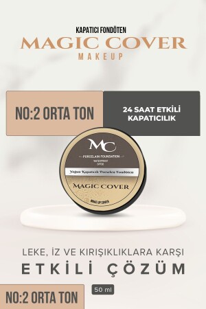 Magic Cover Foundation – Mittelton Nr. 2 - Magic Cover Makeup