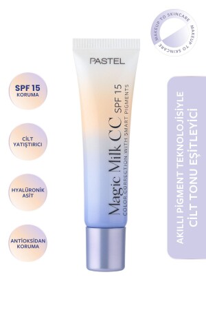 Magic Milk Cc Spf 15 - Cilt Tonu Eşitleyici Spf 15 Cc Krem 51 Medium Deep - Pastel