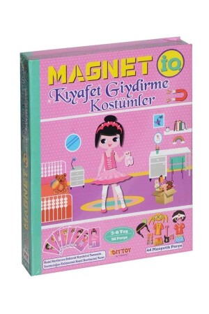 Magnetik Kıyafet Giydirme Kostümler 52 Parça T02007149 - Dıytoy Yayınları