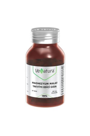 Magnezyum Malat Takviye Edici Gıda 200 Mg 60 Tablet VNTR901116 - 1