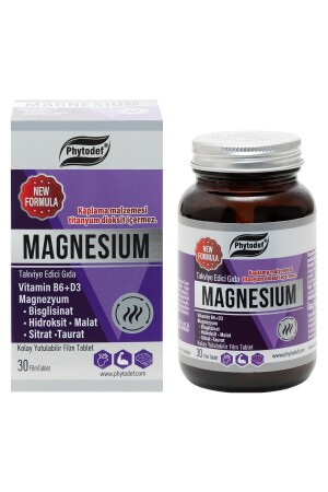 Magnezyum Vitamin B6 D3 - 30 Tablet (MAGNESİUM) PHYTDFMGNSYM - 5