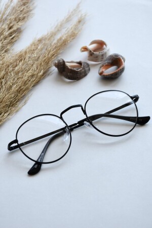 Maria Unisex Oval Round Black Blue Light Protective Blue Block Vintage Retro-Brille der neuen Saison Lookupnewmaria - LOOKUP NEW