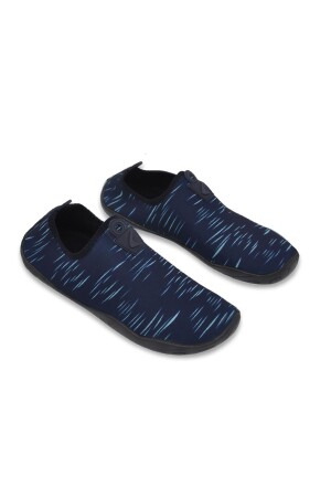 Marineblau-türkisfarbene Mehrzweck-Strand- und Meeresschuhe von Hayal - Black Deer