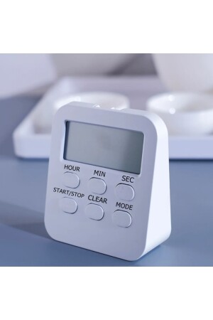 Masa Üstü Akıllı Mini Kronometre Programlanabilir Süre Ölçer Mıknatıslı Buzdolabı Kronometresi gmn-dol-288 - 2