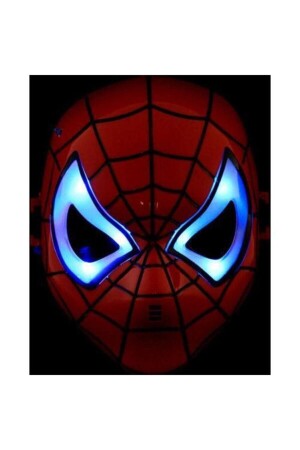Maske Işıklı Spiderman Örümcek Adam Maskesi Kaliteli Ürün - Birlik Oyuncak