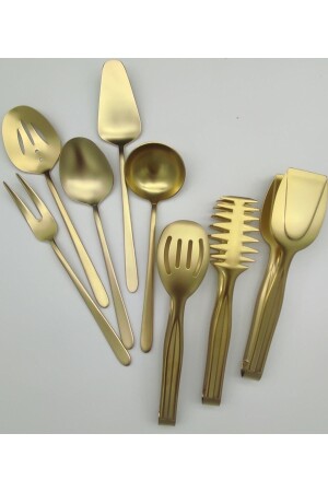 Mat Gold 8 Parça Masa Sos Seti CMDBRNDF76 - BRONDOFF