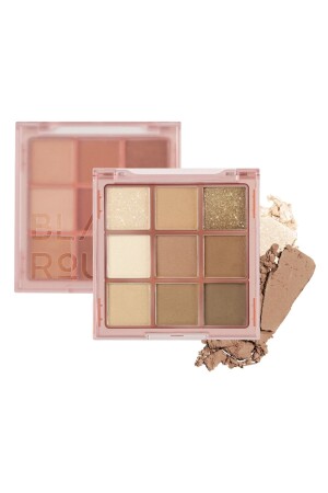 Mat, Işıltılı Ve Glitter Içeren Yoğun Pigmentli Far Paleti Colordation Mood Palette Brickdation TYC00638894009 - Black Rouge