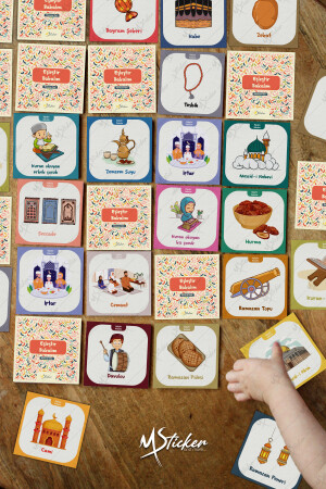 Match-and-See-Karten-Memory-Spiel – Ramadan-Spezial-Memory-Spiel voller islamischer Begriffe - 2