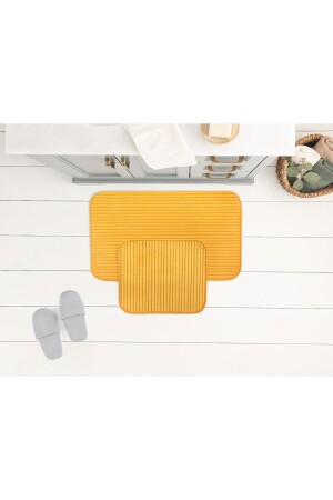 Mathılda Banyo Paspası - Hardal - 50x80 Cm - Madame Coco