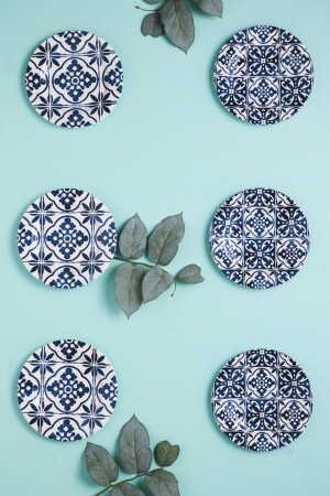 Mavili 6 Parça Pasta Takımı 19 Cm 153.03.06.9226 - Karaca