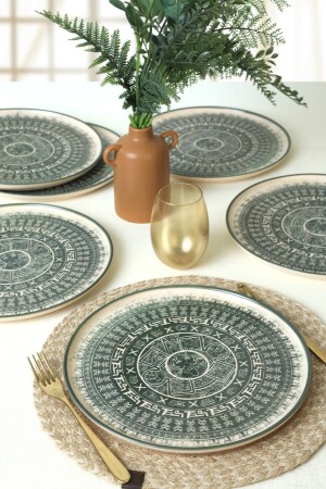 Maya Nordic Servis Tabağı 28 Cm 6 Adet 20788 - Keramika