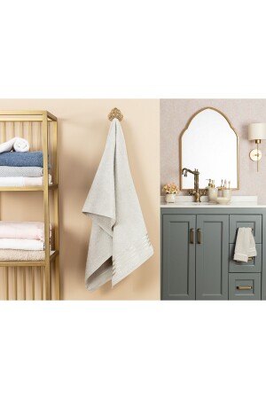 Maynor Bordürü Floşlu Banyo Havlusu 1KHVLU1967376-8682116431521 - Madame Coco