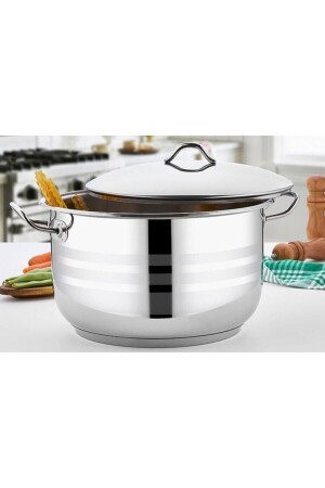 Mega Flansch tiefer Topf 38 cm Fma07834 ZEKGULSAN32 - Gülsan