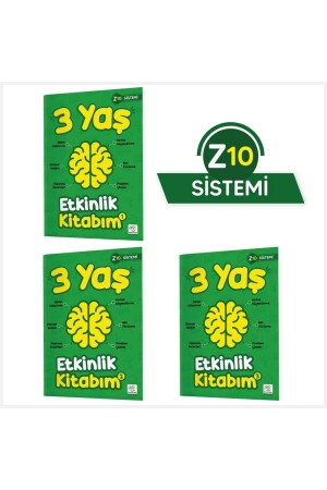 Mein 3-jähriges Aktivitätsbuch-Set (z10-System) - Yükselen Zeka