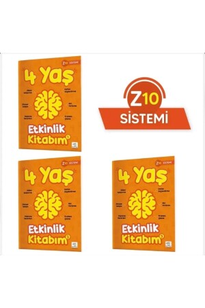 Mein 4 Jahre altes Aktivitätsbuch-Set (Z10 SYSTEM) - Yükselen Zeka