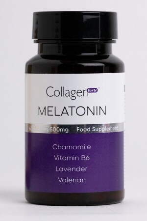 Melatonin 3mg, Hidrolize Kolajen, Vitamin B6, Lavanta, Papatya & Kedi Otu 8682340346608 - 1