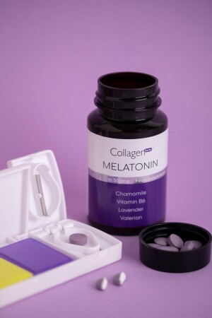 Melatonin 3mg, Hidrolize Kolajen, Vitamin B6, Lavanta, Papatya & Kedi Otu 8682340346608 - 7