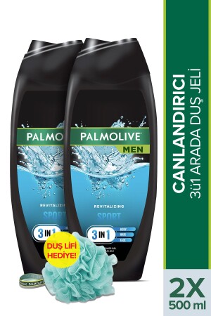 Men Sport 3 in 1 Revitalisierendes Duschgel und Shampoo 500 ml - Palmolive