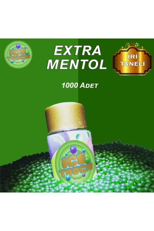 Mentol Topu Extra Aroma Extra Lezzet iri Taneli Mentol 1000 Adet extramentol1000 - 1
