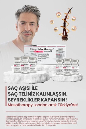 Mesoterapy London Saç Aşısı 6ml X 10 Adet - Mesotherapy