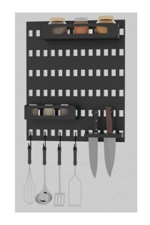 Metal Duvar Panosu Mutfak Duvar Panosu Mutfak Organizer Ve Mutfak Düzenleyici MT61M - risingmaber