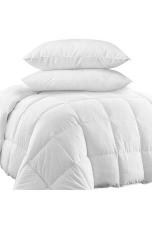 Mikro Bambu Yorgan Seti Çift Kişilik Mikro Bambu Yorgan - 2 Adet Mikro Bambu Yastık mikrobambu - Osmanlı Home Concept