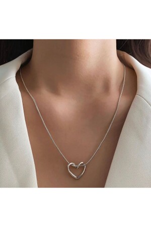 Minalisatoka Kadın Gümüş Kalp Düğüm Kolye - Monalisatoka