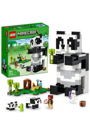 ® Minecraft® Panda Shelter 21245 – Spielzeug-Bauset für Kinder ab 8 Jahren (553 Teile) - Lego