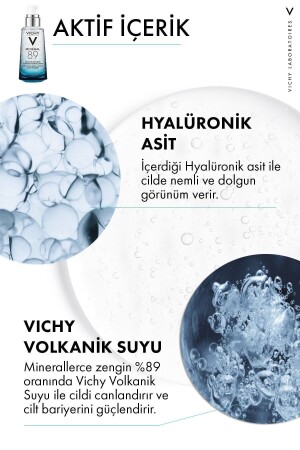 Mineral 89 Hyalüronik Asit Içeren Nemlendirici Cilt Bakım Seti, Temizleyici Ve Serum Hediyeli VCH20220003 - 4