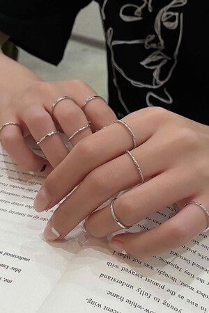 Minimales Kombinationsset mit 9 Ringen 1043 - Ervalina