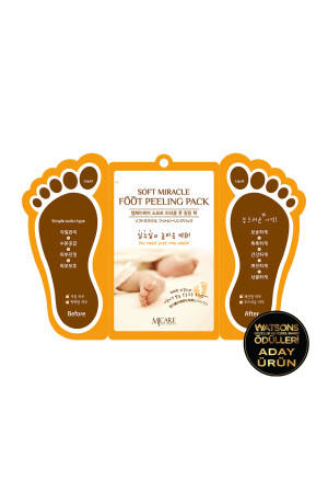 Miracle Foot Peeling Pack - Mjcare Çorap Tipi Ayak Peeling Maskesi - 1