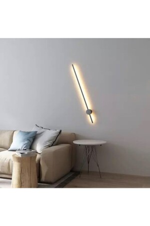 Moderne dekorative LED-Wandleuchte 70 cm Schwarz 3000 K ABN-78239 - 2