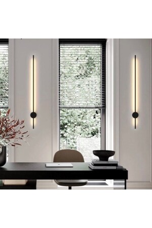 Moderne dekorative LED-Wandleuchte 70 cm Schwarz 3000 K ABN-78239 - 3