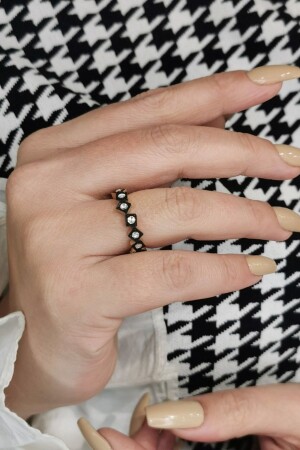 Moderner Design-Volldiamantring - Utku Kuyumculuk