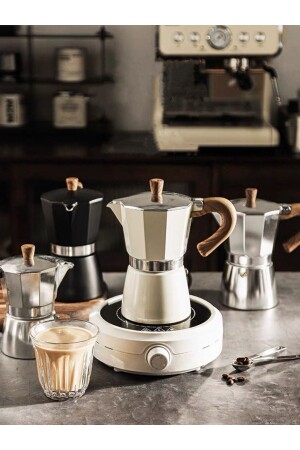 Mokapot 6-cup Coffeehutt Bigg Coffee Kahve Demleme Kahve Ekipmani Italyan Filtre Kahve Makinesi - Vivien Home