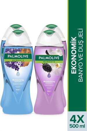 Moments Nemlendirici Banyo Ve Duş Jeli 500 ml X 4 Adet 871895144656449 - Palmolive