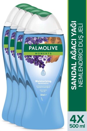 Moments Sandal Ağacı Ve Lavanta Yağları Ile Nemlendirici Banyo Ve Duş Jeli 500 ml X 4 Adet - Palmolive