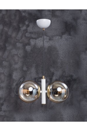 Monera Beyaz Eskitme Kaplama Bal Camlı Avize 10146102 - MŞ Aydınlatma