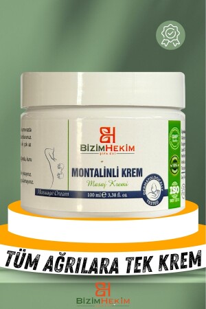 Montalinli Masaj Kremi El Ayak Bel Boyun Ağrılarına 100 ml - Bizimhekim