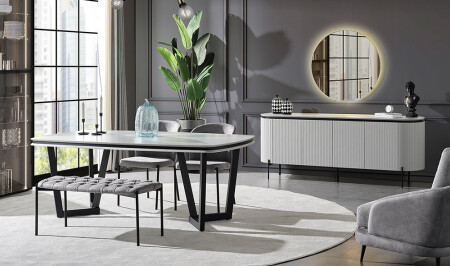 Mood Gri Yemek Odası - Cadde Yıldız