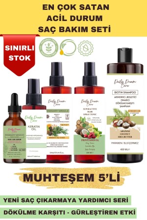 Muhteşem 5’Li Saç Uzatma Ve Onarma Seti - Daily Dream Care