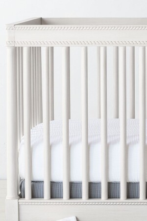 Multi Müslin Anne Yanı Beşik Çarşafı Lastikli %100 Organik Pamuk (65X95 CM'E KADAR) - Anne Sesi