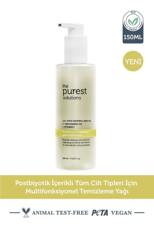 Multifunktionales, reinigendes Reinigungsöl mit postbiotischem Inhalt, 150 ml - The Purest Solutions