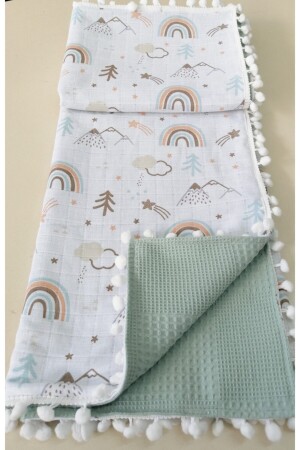 Müslin Pike Örtü 110x100 Ölçülerinde - Babylifehome