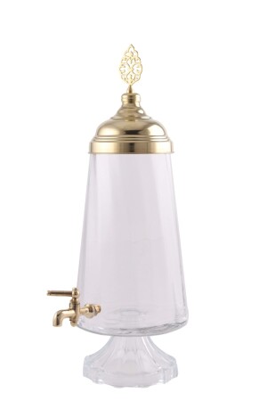 Musluklu Cam Lohusa Losa Şerbetlik Damacana Sebil 4 lt 9779941 - OEM