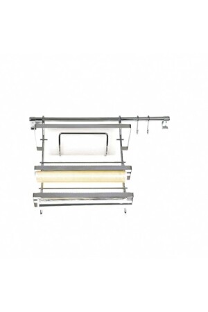 Mutfak Için Asma Folyoluk Kağıt Havluluk Streç Borulu Set Krom LOFTUS123456796 - Akın Lux